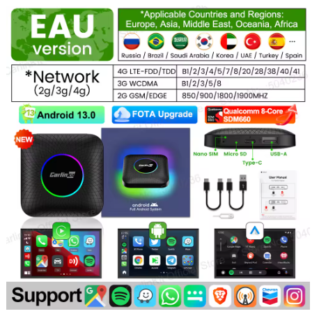 8 GB+128 GB CarLink AI Wireless Autobox MySalvora