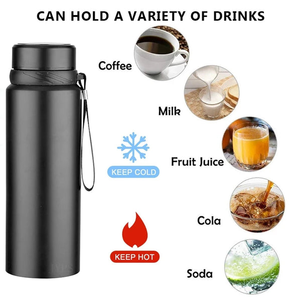 1 L Isolierflasche für heiße und kalte Getränke MySalvora