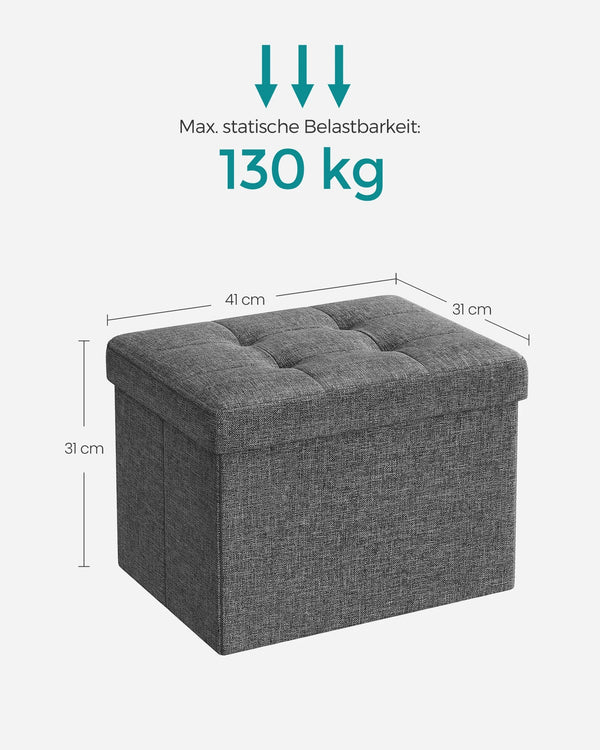 Klappbarer Sitzwürfel mit Stauraum MySalvora