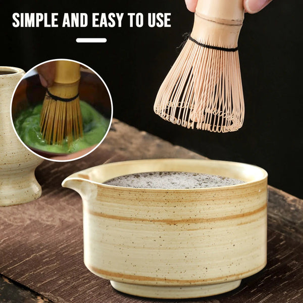 Eleganter Matcha Teehalter