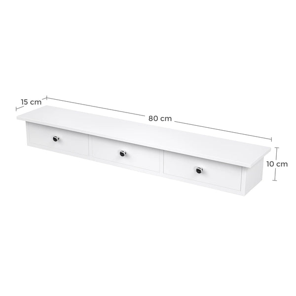 Schwebendes Regal mit Schubladen MySalvora
