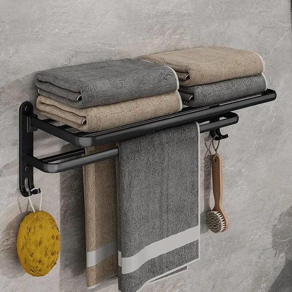 50cm Kompakter Handtuchhalter mit Haken MySalvora