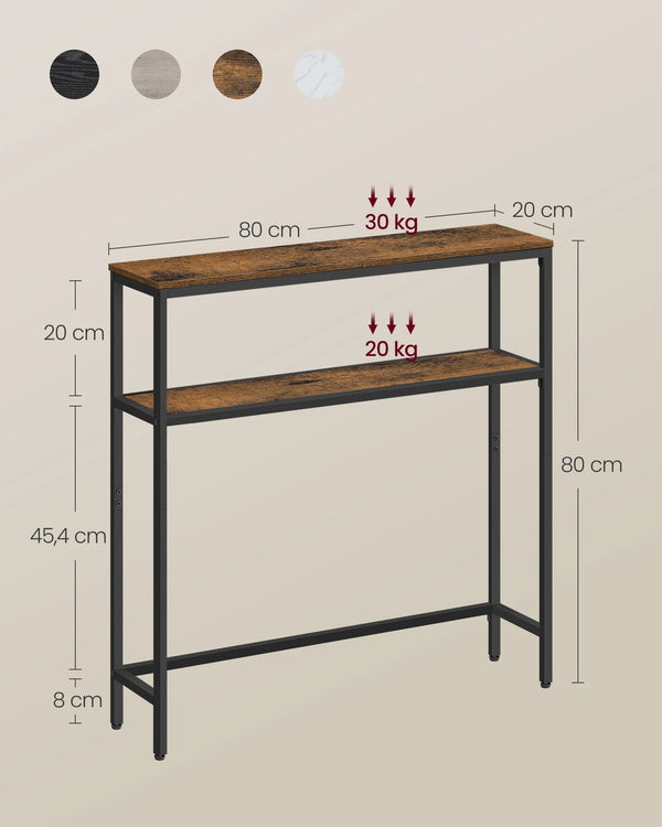 Eleganter Tisch mit Regalen MySalvora