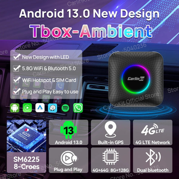 8 GB+128 GB CarLink AI Wireless Autobox MySalvora
