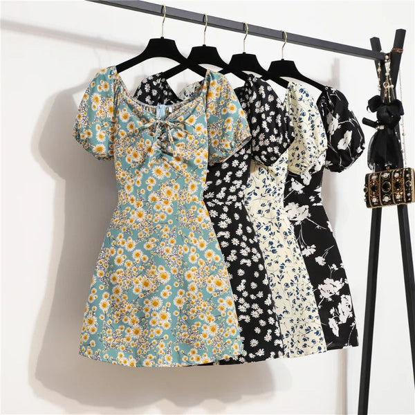 Blumiges Sommerkleid für Damen