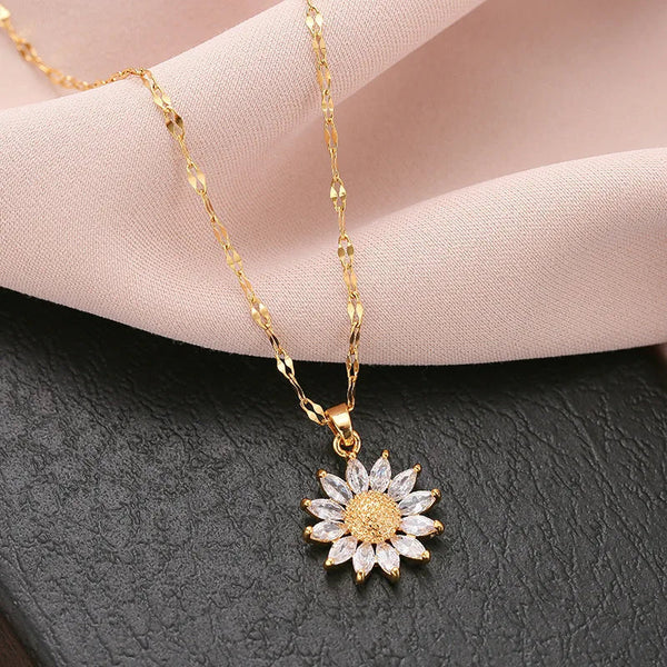 Sonnenblumen Kette für Damen MySalvora