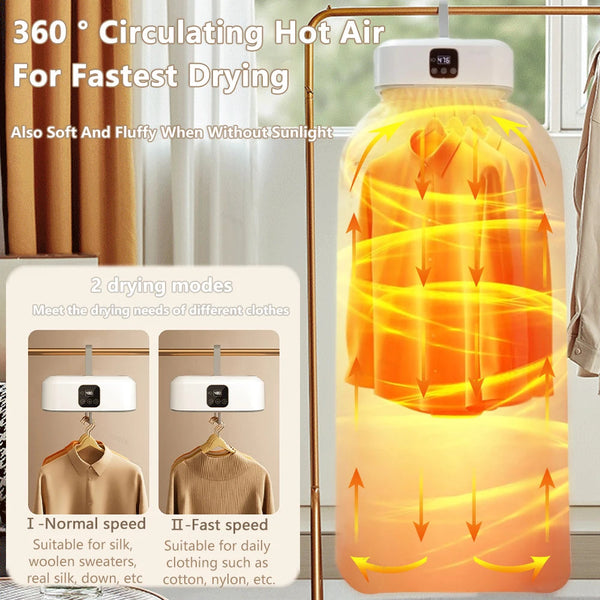 Faltbarer Wäschetrockner mit UV-Schutz MySalvora