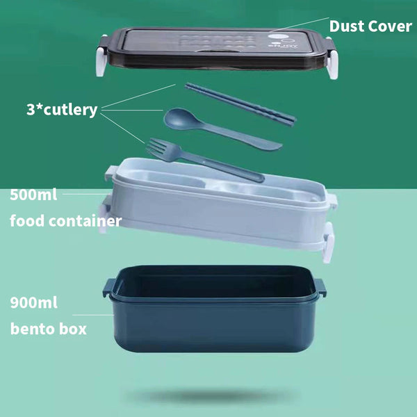 Bunte Lunchbox für unterwegs