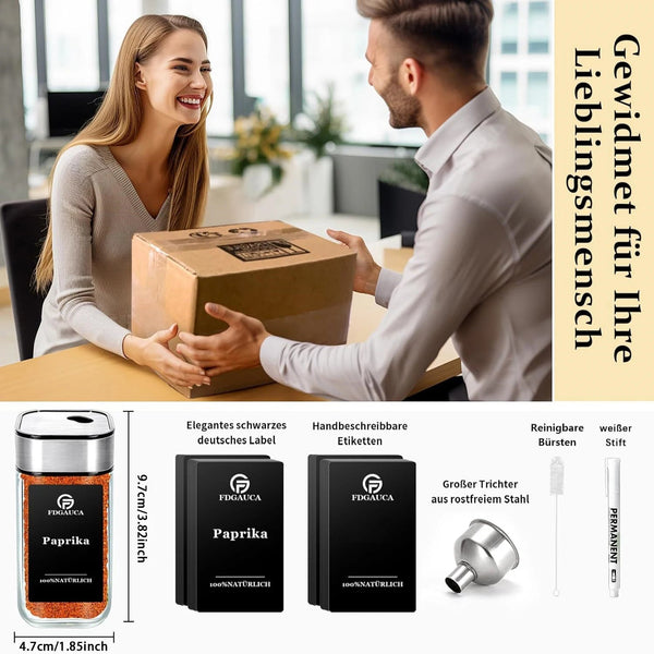 Praktische Gewürzgläser Set