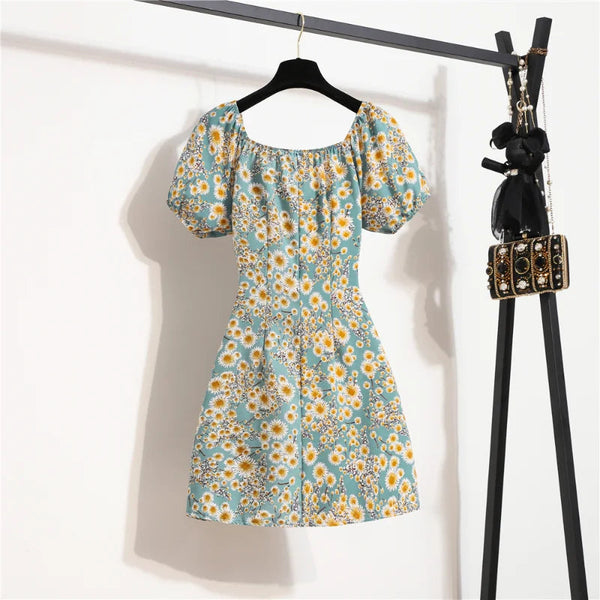 Blumiges Sommerkleid für Damen