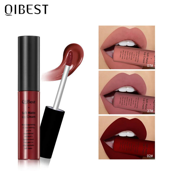 QIBEST Samtiger Lippenstift MySalvora