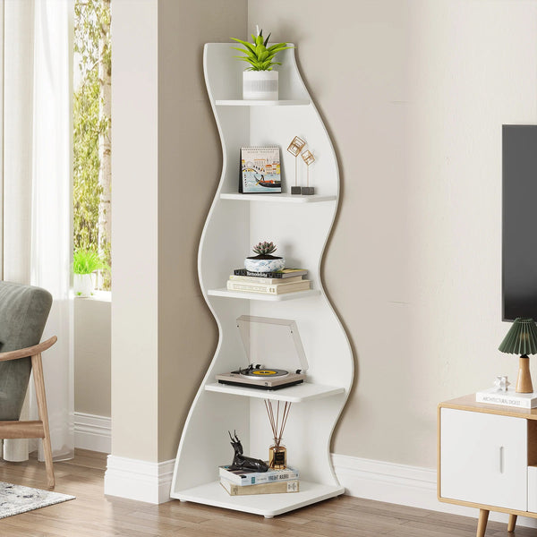 Elegantes Eckregal für Zuhause MySalvora