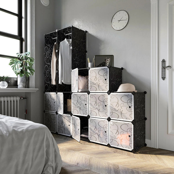 Flexibler Kleiderschrank für Zuhause