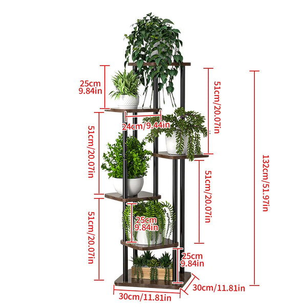 Elegantes Blumenregal für Zuhause MySalvora