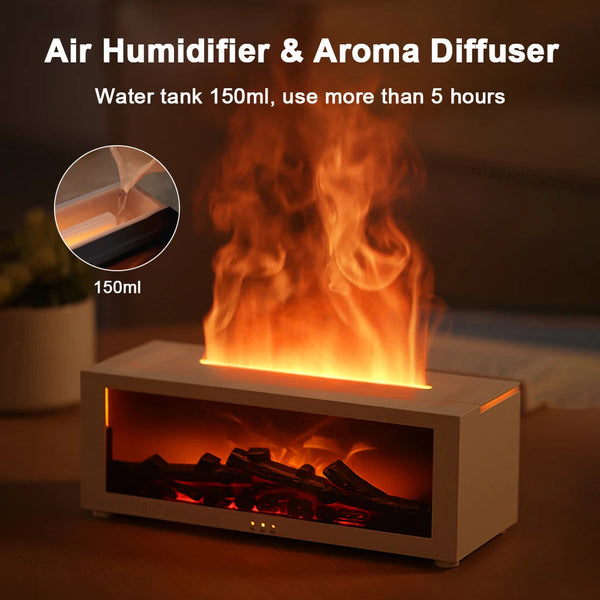 Flammen Aroma Diffuser mit LED MySalvora