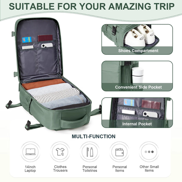Ryanair Rucksack für Reisen MySalvora