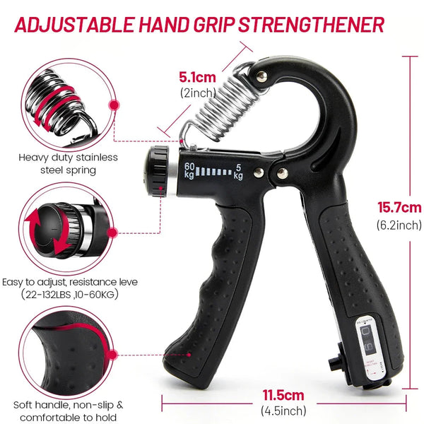 6 Stück Handtrainer für starke Hände MySalvora