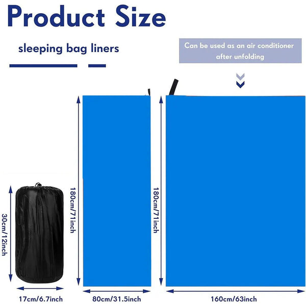 Fleece Schlafsack für Camping MySalvora