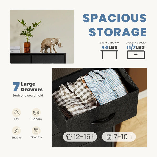 Schicker Stoffschubladen-Organizer