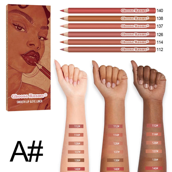 Wasserfester Lippenkonturenstift Set