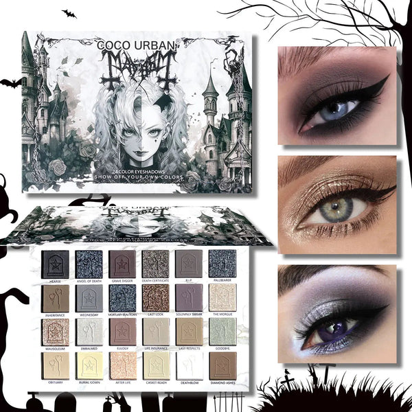 Bunte Halloween Lidschatten