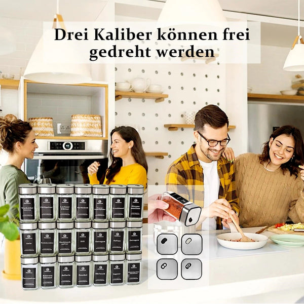 Praktische Gewürzgläser Set MySalvora