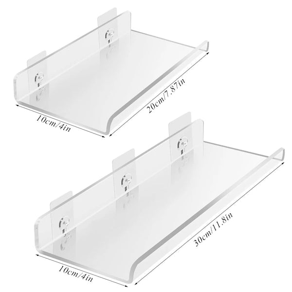 Schwebendes Acrylregal für Zuhause MySalvora
