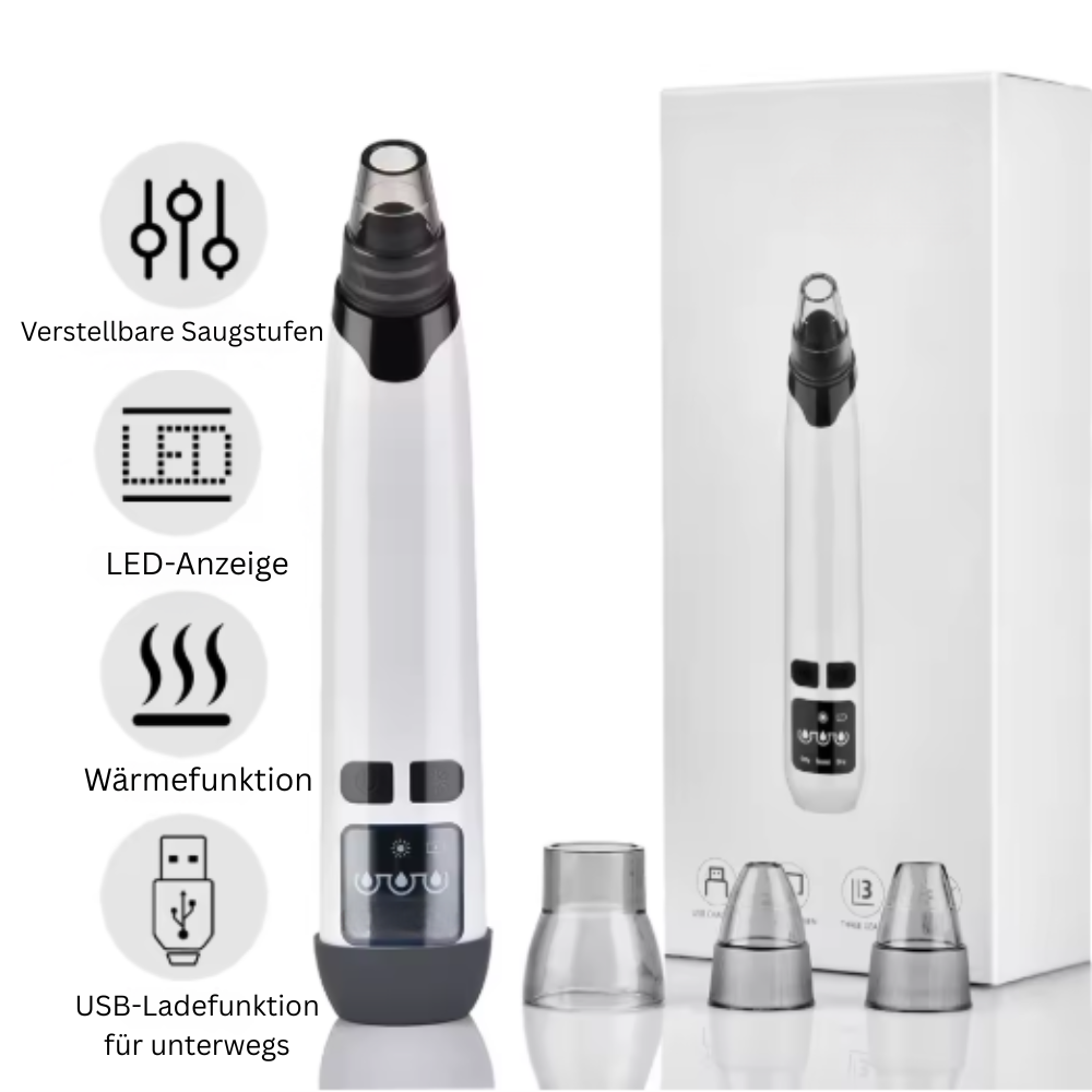 ClearSkin Pro – Elektrischer Mitesser-Entferner mit Wärmefunktion MySalvora