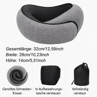 TravelNest™ U-förmiges Kissen mit Memory-Schaum MySalvora