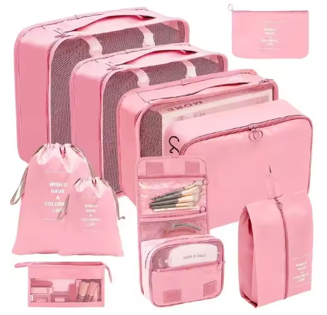 10 Stück Reise-Taschen Organizer Set MySalvora