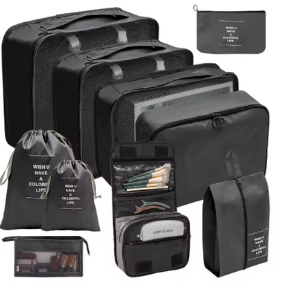 10 Stück Reise-Taschen Organizer Set MySalvora
