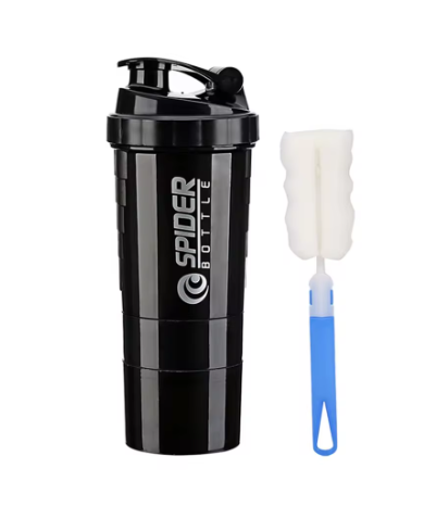 3 Layer 600 ml Praktischer Protein Shaker MySalvora