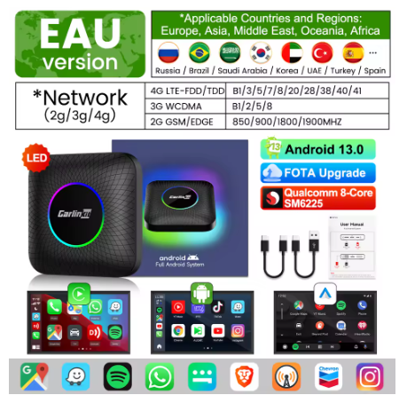 8 GB+128 GB CarLink AI Wireless Autobox MySalvora