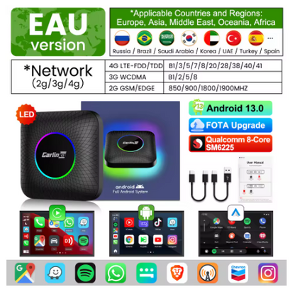 8 GB+128 GB CarLink AI Wireless Autobox MySalvora