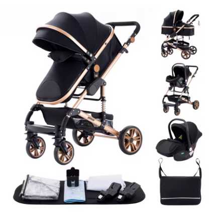 3 in 1 Luxus Kinderwagen für Reisen MySalvora