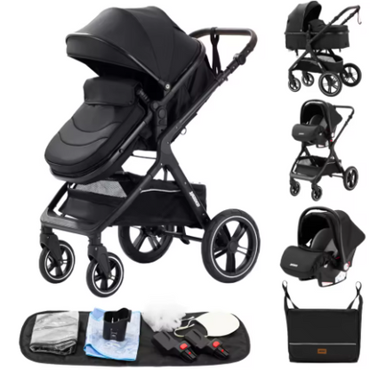 3 in 1 Luxus Kinderwagen für Reisen MySalvora