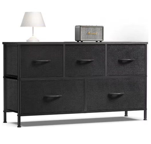 Stilvoller Kleiderschrank mit Stoffschubladen MySalvora