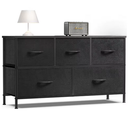 Stilvoller Kleiderschrank mit Stoffschubladen MySalvora