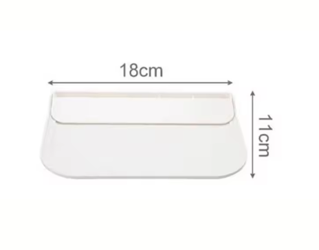 1 Stück Faltbares Wandregal – Ohne Bohren – Für Bad, Toilette, Küche oder Bettseite – Ideal für Handy, WLAN-Router u.v.m. MySalvora