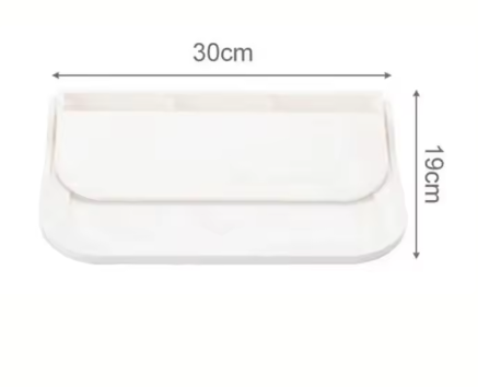 1 Stück Faltbares Wandregal – Ohne Bohren – Für Bad, Toilette, Küche oder Bettseite – Ideal für Handy, WLAN-Router u.v.m. MySalvora