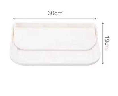 1 Stück Faltbares Wandregal – Ohne Bohren – Für Bad, Toilette, Küche oder Bettseite – Ideal für Handy, WLAN-Router u.v.m. MySalvora