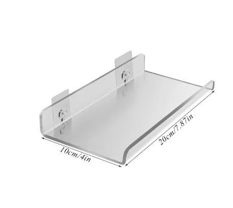 Schwebendes Acrylregal für Zuhause MySalvora