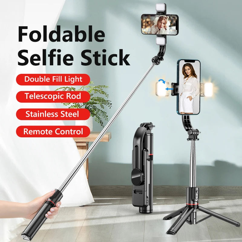 Bluetooth Selfie Stick mit Licht MySalvora