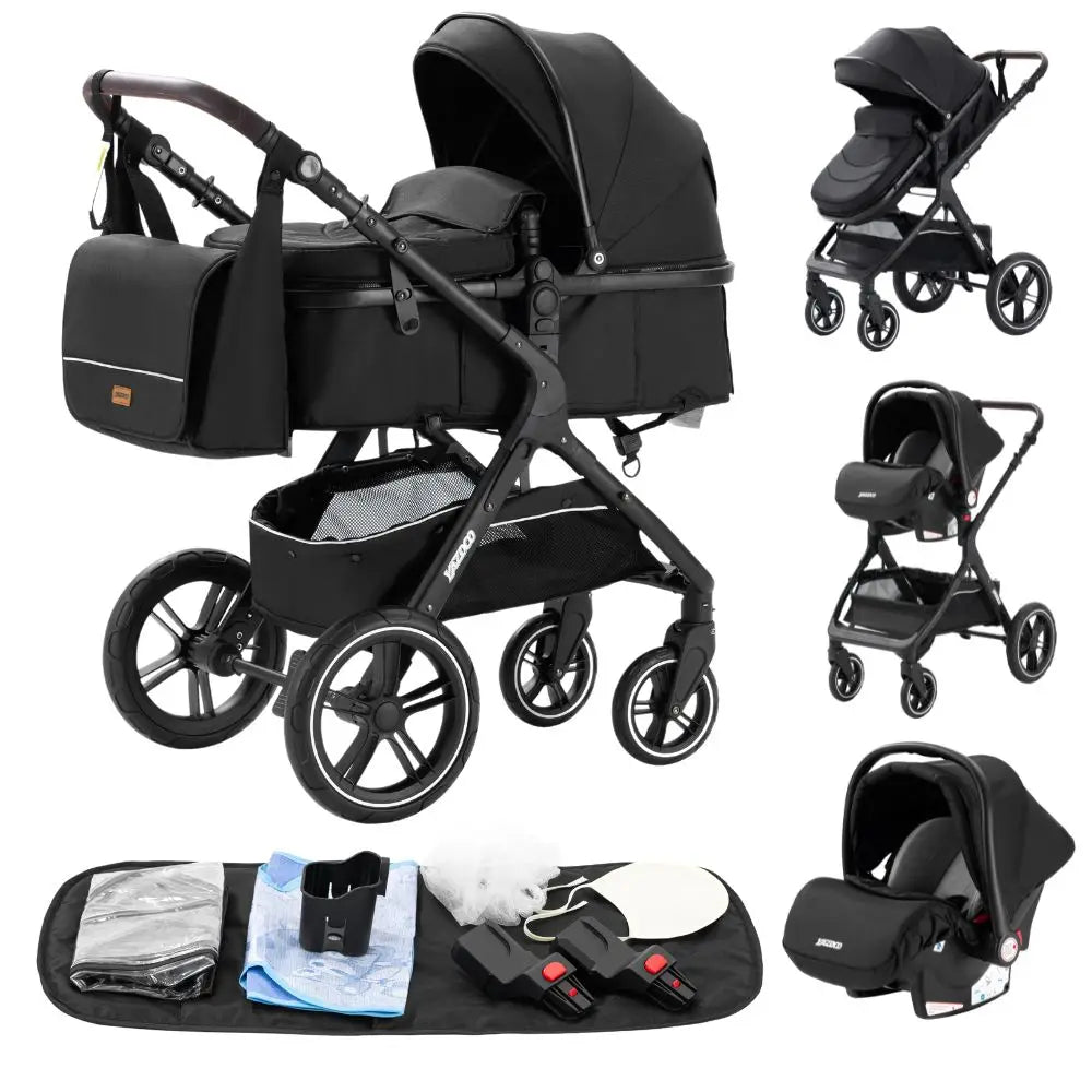 3 in 1 Luxus Kinderwagen für Reisen MySalvora