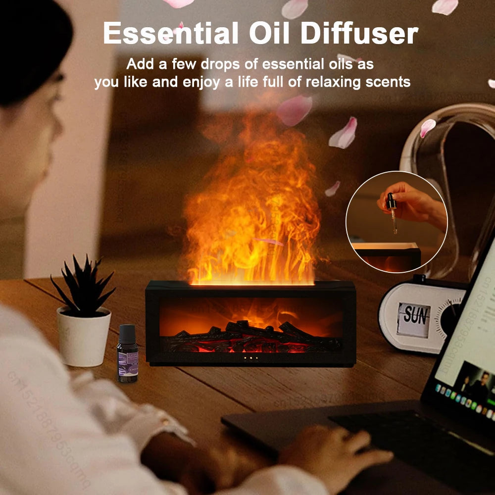 Flammen Aroma Diffuser mit LED MySalvora