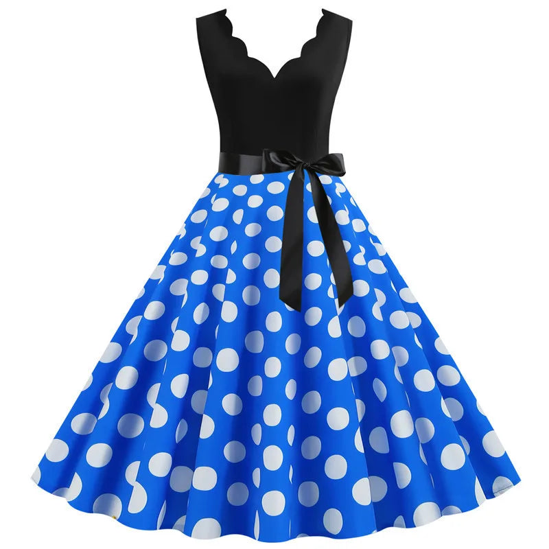 Sommerkleid Retro Punkte MySalvora