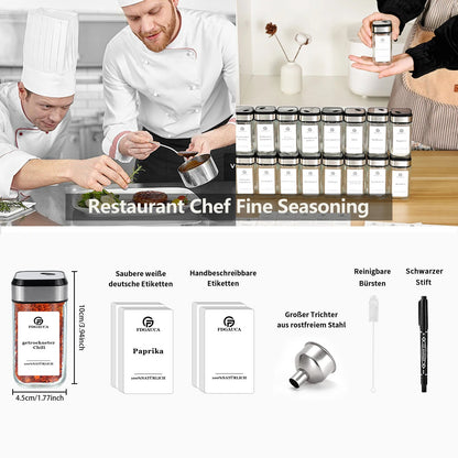 Drehbare Gewürzgläser Set MySalvora