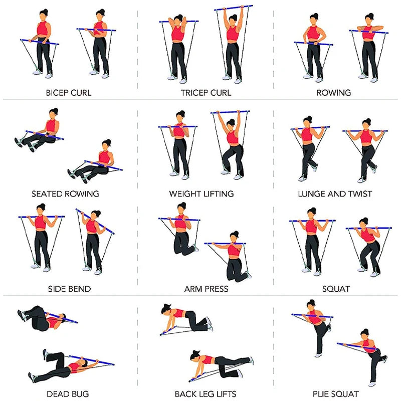 FlexiFit Pilates-Set für Zuhause MySalvora