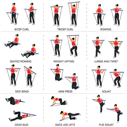 FlexiFit Pilates-Set für Zuhause MySalvora