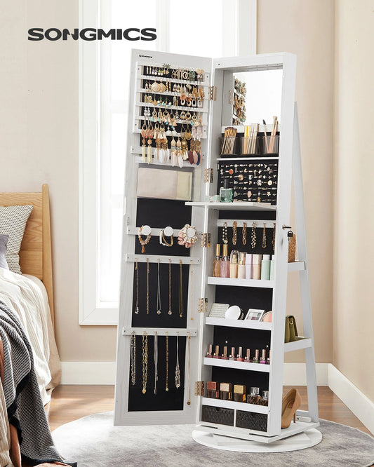 Drehbarer Schmuckschrank Spiegel MySalvora